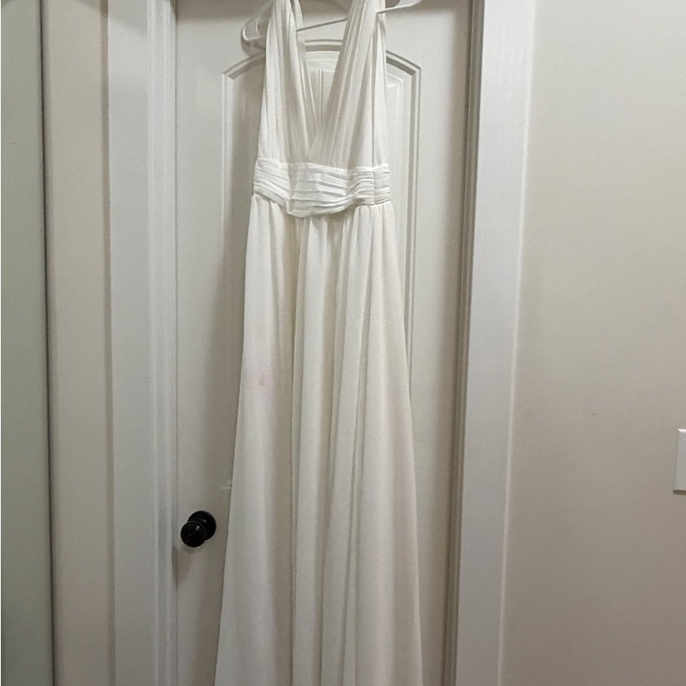 Lulu's White Asymmetrical Dress